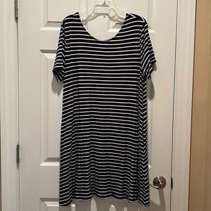 Striped T-shirt dress